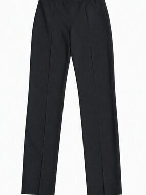 Jeff Gallano Paris Black Straight-Leg Trousers Eu Size 3 Medium Like New
